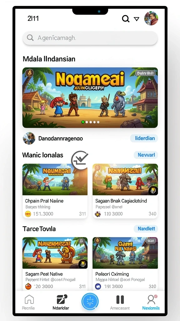 rajawali55 - Screenshot menampilkan karakter baru dalam permainan.